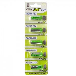 Bateria 12V Modelo A23 Cartela Com 5 Peças Bateria 12V Modelo A23 Cartela Com 5 Peças
