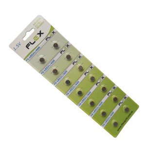 Bateria Tipo Botão 1,5V FX-LR521/AG0 - Cartela com 14 Peças Bateria Tipo Botão 1,5V FX-LR521/AG0 - Cartela com 14 Peças