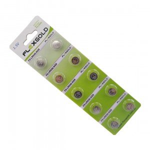 Bateria 1,5V FX-LR936/AG9 Tipo Botão Cartela com 10 peças Bateria 1,5V FX-LR936/AG9 Tipo Botão Cartela com 10 peças