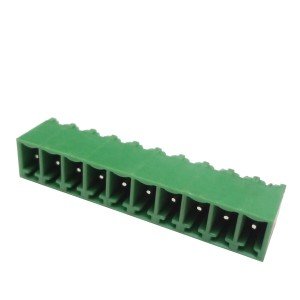 Borne 2EDGVC-3,81 Macho 10 Terminais 180 Graus Passo 3,81mm 