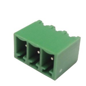 Borne 2EDGVC-3,81 Macho 3 Terminais 180 Graus Passo 3,81mm 