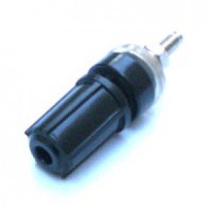 Borne Para Pino Banana Preto Modelo JS3-1 Borne Para Pino Banana Preto Modelo JS3-1