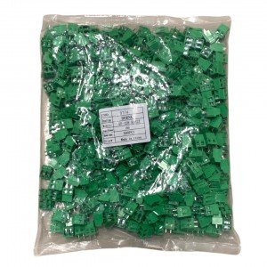 Borne KF-128 2 Terminais 180g Enc Macho Dir KRE2 Com 500 pçs