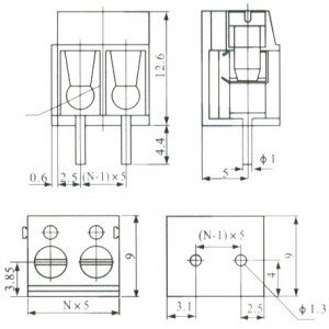 Borne KF-3000 2 Terminais Borne KF-3000 2 Terminais