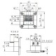 Borne Duplo De Pressão WP2-5 - Quadrado Borne Duplo De Pressão WP2-5 - Quadrado