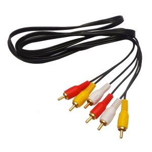 Cabo Video Componente 3+3 RCA 1,8 Metros Cabo Video Componente 3+3 RCA 1,8 Metros