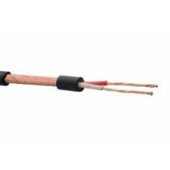 Cabo Blindado Estéreo 2 Vias 2x0,32mm 22 AWG (metro) Cabo Blindado Estéreo 2 Vias 2x0,32mm 22 AWG (metro)