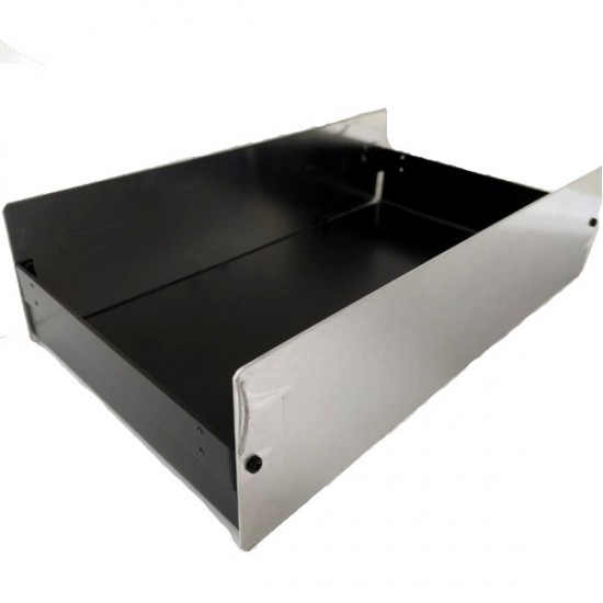 Caixa De Alumínio Chassi De Ferro CAP-83018 80X300X180mm Caixa De Alumínio Chassi De Ferro CAP-83018 80X300X180mm