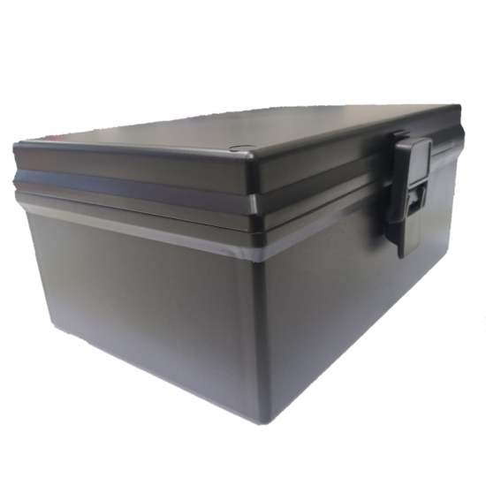 Caixa Patola PB-180/2 Preta Com Dobradiças 100x160x230 Caixa Patola PB-180/2 Preta Com Dobradiças 100x160x230