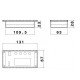 Caixa Patola PBT-110 28x67x109,5mm Toda Fechada, sem furos Caixa Patola PBT-110 28x67x109,5mm Toda Fechada, sem furos