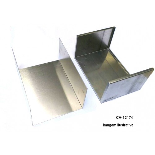 Caixa De AlumÃnio CA-121724 120X170X240mm Caixa De AlumÃnio CA-121724 120X170X240mm