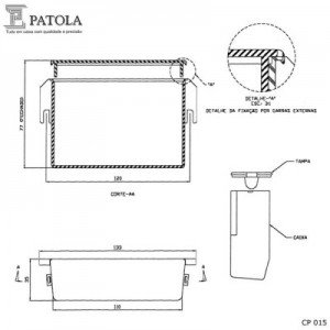 Caixa Patola CP-015 35x110x76