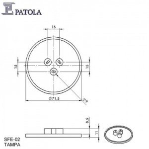 Caixa Patola SFE-02 67x47