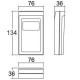 Caixa Patola CP-012 30x76x134 - Painel Aberto Caixa Patola CP-012 30x76x134 - Painel Aberto