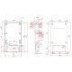 Caixa Patola CP-012 30x76x134 - Painel Aberto Caixa Patola CP-012 30x76x134 - Painel Aberto