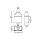 Caixa Patola CP-014/2 38x90x74mm Caixa Patola CP-014/2 38x90x74mm
