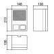 Caixa Patola Gabinete Para Som Ambiente GDE 210x145x135mm