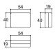 Caixa Patola PB-048 Fechada 19x40x54,5mm Caixa Patola PB-048 Fechada 19x40x54,5mm