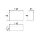 Caixa Patola PB-108 34x75x116mm Caixa Patola PB-108 34x75x116mm