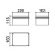 Caixa Patola PB-200 115x160x200 Caixa Patola PB-200 115x160x200