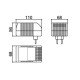 Caixa Patola CF-110/2 56x69x110mm Caixa Patola CF-110/2 56x69x110mm