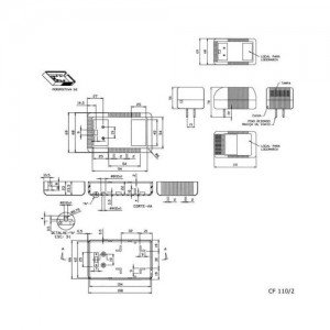 Caixa Patola CF-110/2 56x69x110mm