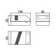 Caixa Patola CF-126 63x83x125 mm Caixa Patola CF-126 63x83x125 mm