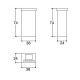 Caixa Patola CG-035 24x36x74mm Caixa Patola CG-035 24x36x74mm