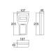 Caixa Patola Para Coletor De Dados Com Furo Para Display Caixa Patola Para Coletor De Dados Com Furo Para Display