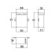 Caixa Patola CP-020 30x60x81mm Caixa Patola CP-020 30x60x81mm