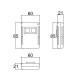 Caixa Patola CR-096 21x60x85 Caixa Patola CR-096 21x60x85