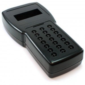 Caixa Patola Coletor De Dados Furo Display E Teclado Preto