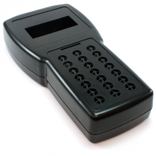 Caixa Patola Para Coletor De Dados Furo Display E Teclado Preto Caixa Patola Para Coletor De Dados Furo Display E Teclado Preto