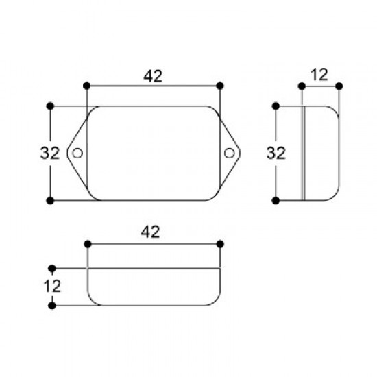 Caixa Patola PB-040/2 12x33x43 Caixa Patola PB-040/2 12x33x43