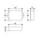 Caixa Patola PB-040/2 12x33x43 Caixa Patola PB-040/2 12x33x43