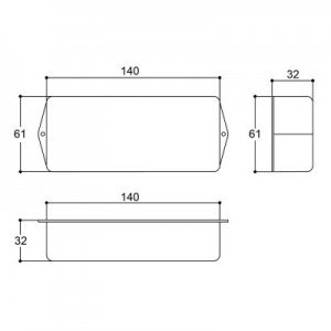 Caixa Patola PB-055 32x61x140 Caixa Patola PB-055 32x61x140