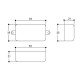 Caixa Patola PB-064/3 20x35x64mm Caixa Patola PB-064/3 20x35x64mm