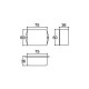Caixa Patola PB-075 35x60x75mm Caixa Patola PB-075 35x60x75mm