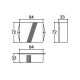 Caixa Patola PB-086 33x73x85mm Caixa Patola PB-086 33x73x85mm