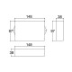 Caixa Patola PB-114/2 TE 38x97x148mm Caixa Patola PB-114/2 TE 38x97x148mm