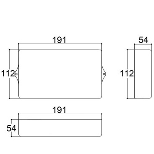 Caixa Patola PB-119/2 TE 54x112x191 Caixa Patola PB-119/2 TE 54x112x191