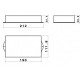 Caixa Patola PB-119/3 TE 39x112x190 Caixa Patola PB-119/3 TE 39x112x190