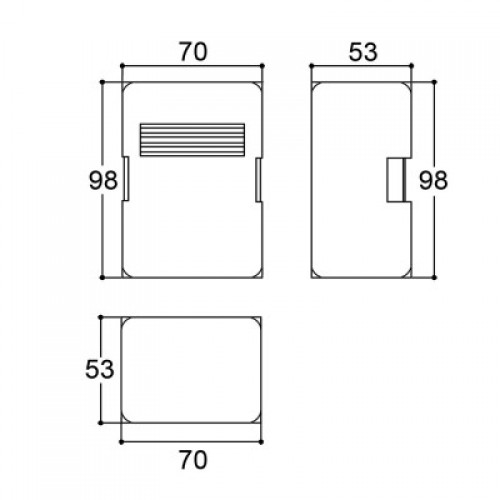 Caixa Patola PB-202/2 50x70x97 Caixa Patola PB-202/2 50x70x97