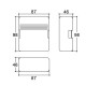 Caixa Patola PB-203/2 44x85x97 Caixa Patola PB-203/2 44x85x97