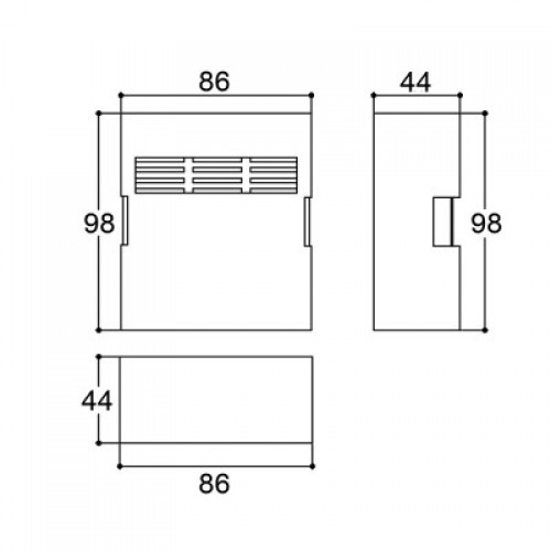Caixa Patola PB-203 44x85x97 Caixa Patola PB-203 44x85x97
