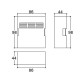 Caixa Patola PB-203 44x85x97 Caixa Patola PB-203 44x85x97