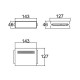 Caixa Patola PB-207 46x142x130 Caixa Patola PB-207 46x142x130