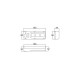 Caixa Patola PB-560/3 34x58x163mm Caixa Patola PB-560/3 34x58x163mm