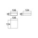 Caixa Patola PB-600/2 38x106X124 Caixa Patola PB-600/2 38x106X124