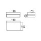 Caixa Patola PB-600 36x190X103mm (AxLxC) Caixa Patola PB-600 36x190X103mm (AxLxC)